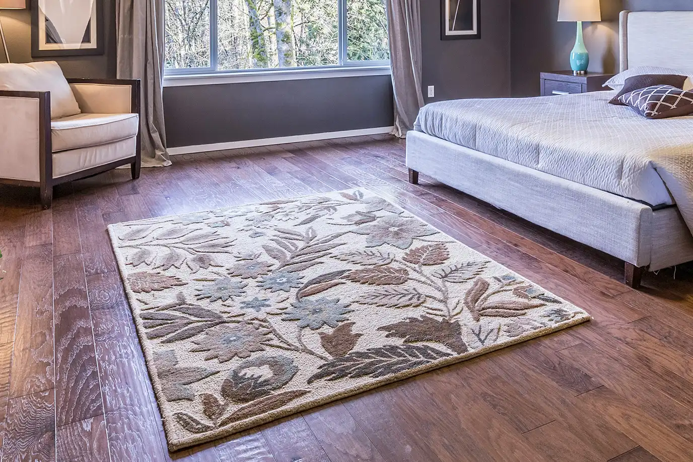 寝室ラグのサイズ