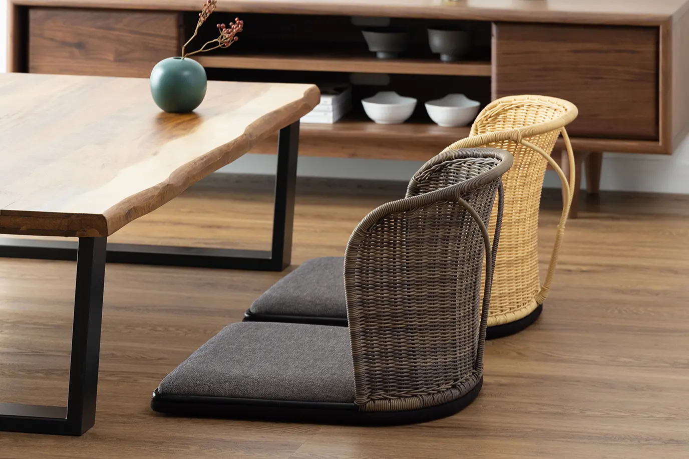 和を表現する素材を活用している家具