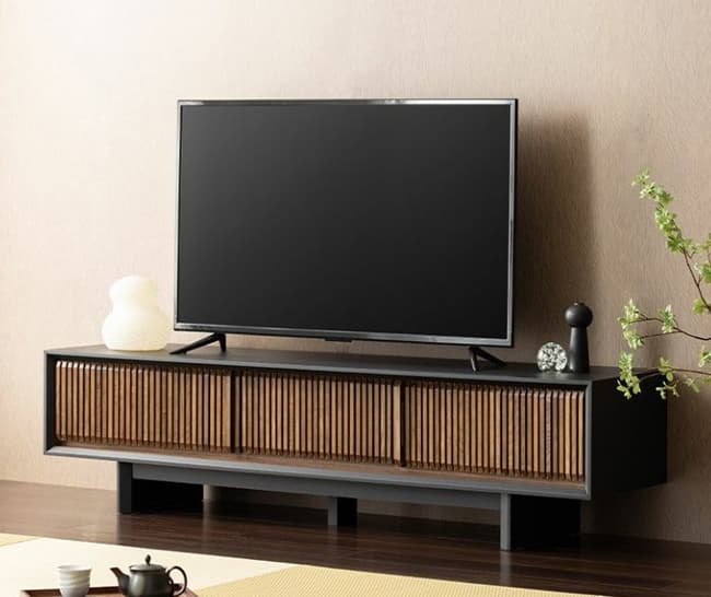 幅180cm ローボード セラミック調 テレビボード 完成品